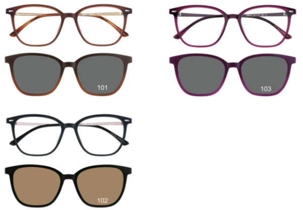 Vistan - 06938 – 002 Noir Mat, Branche Metal: Dore Rose Avec Gris Mat