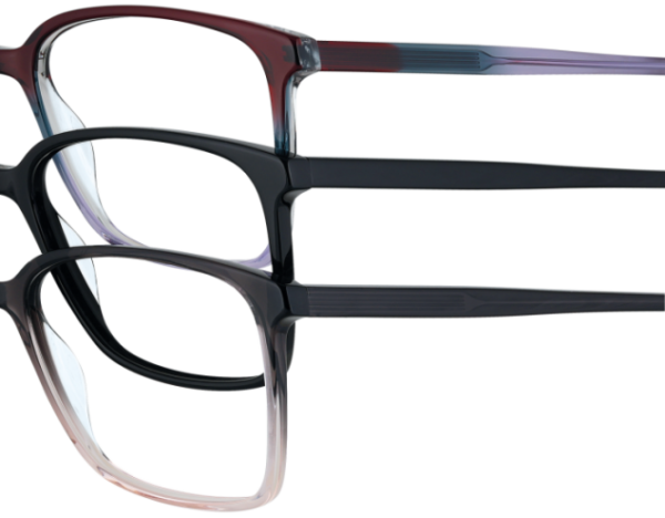 Vistan - 06966 – 001 Rouge Vert Violet Degrade Transparent